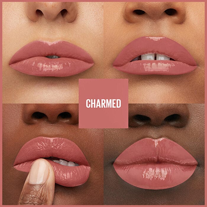 Maybelline New York Super Stay Vinyl Ink Long Lasting Liquid Gloss Lipstick - 100 Charmed -2 Pack
