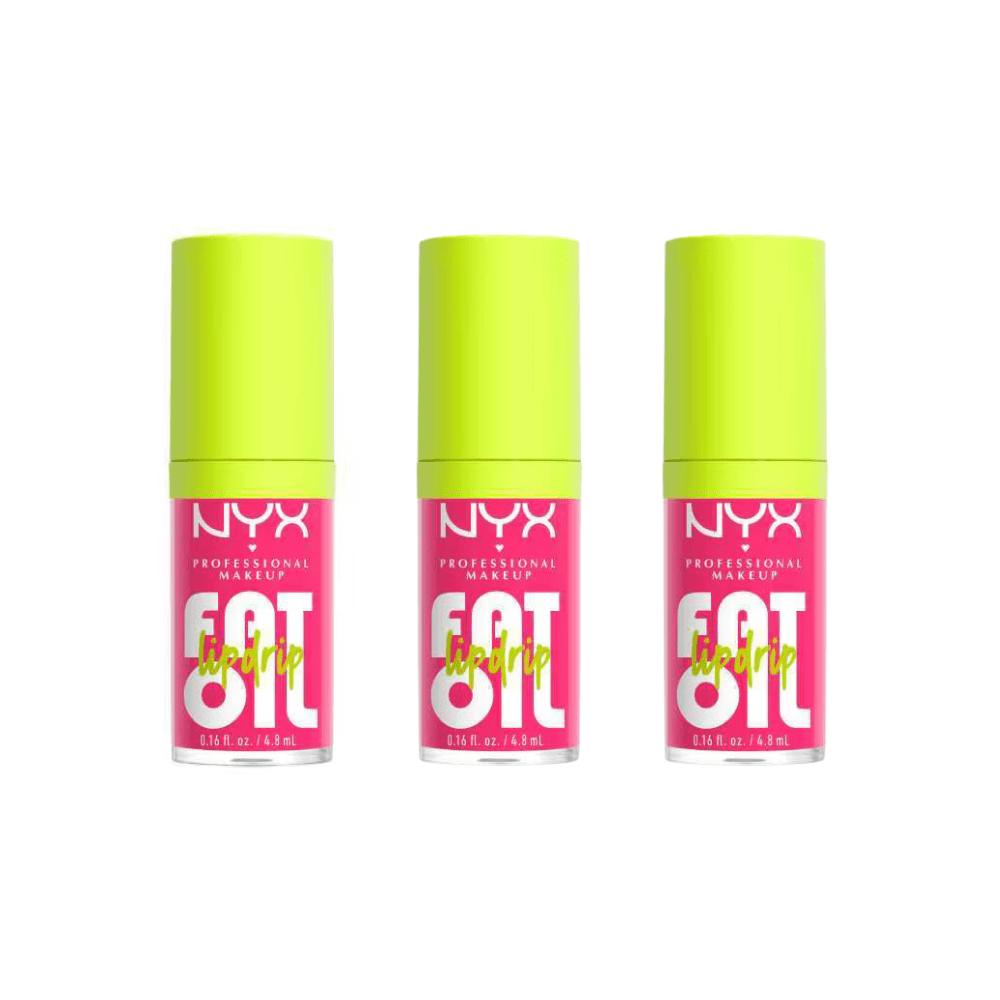 NYX Professional Makeup Fat Oil Lip Drip Gloss - Missed Call 3 Pack