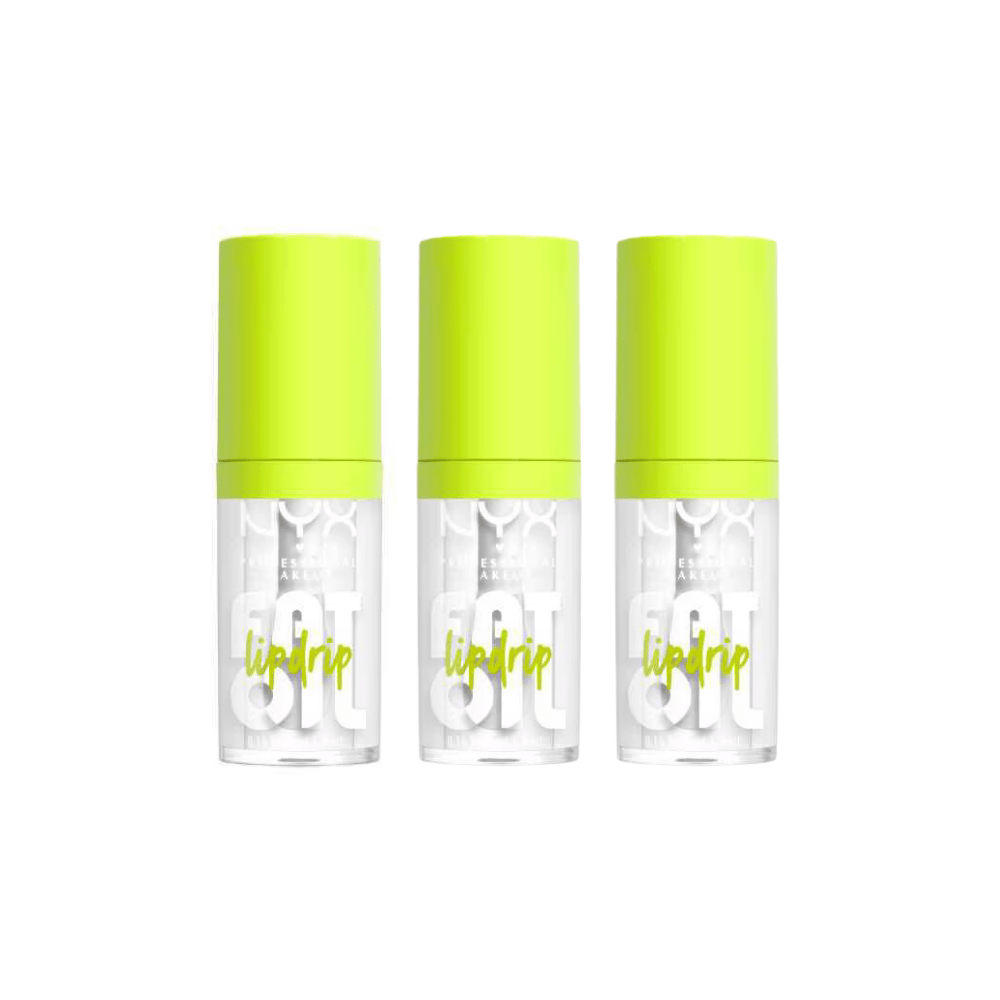 NYX Professional Makeup Fat Oil Lip Drip Gloss - My Main 3 Pack