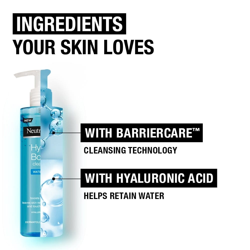 Neutrogena Hydro Boost Hyaluronic Acid Water Gel Cleanser 200ml / 6.8 fl oz