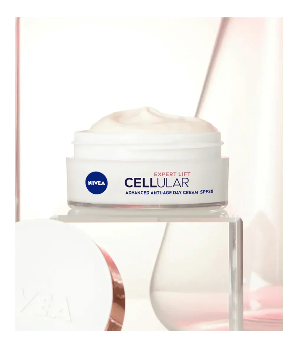 Nivea Cellular Expert Lift Pure Bakuchiol + HA Anti-Age Day Cream SPF30 50ml - 2 Pack