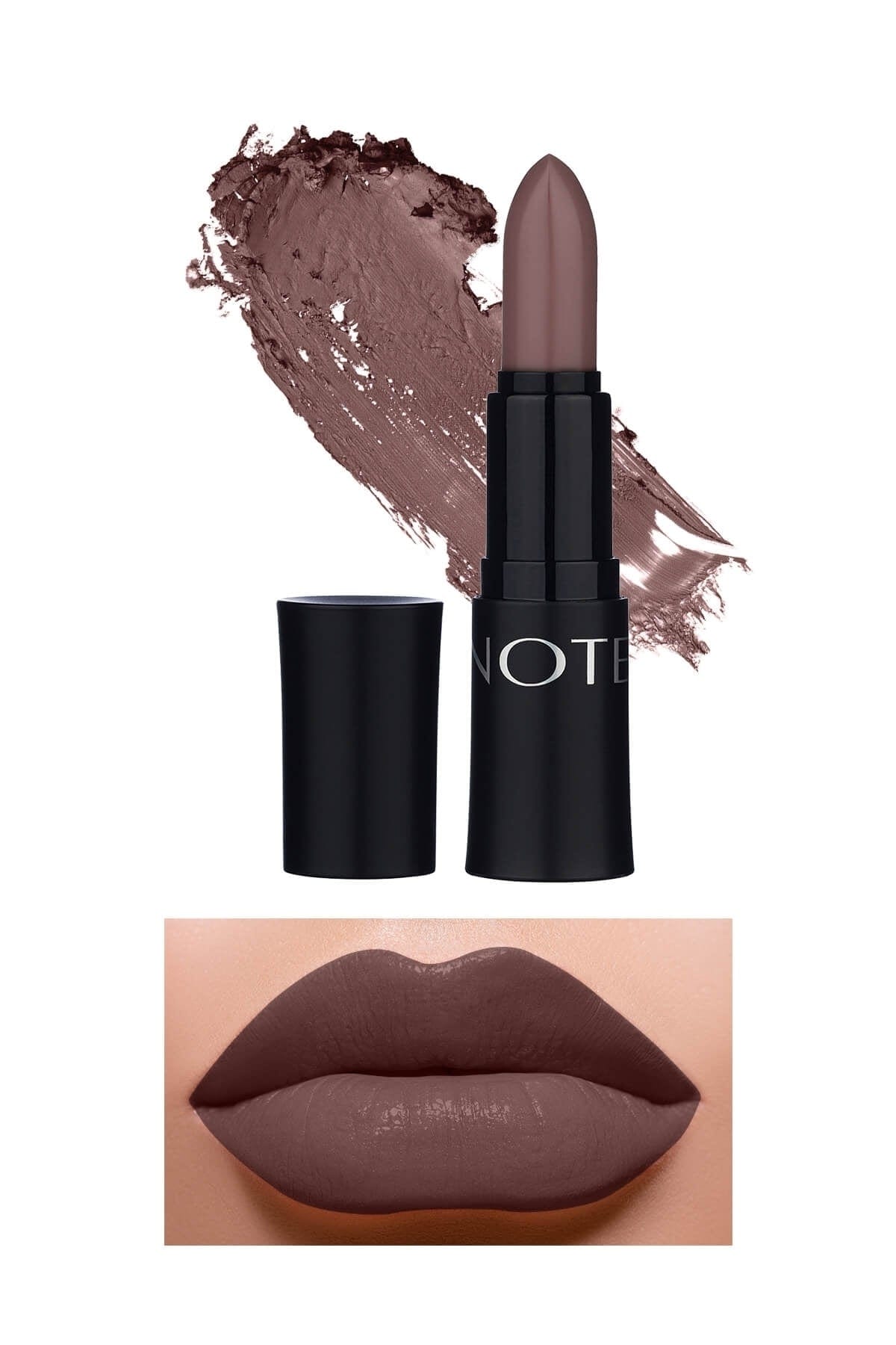 Note Cosmetics Mattemoist Lipstick Matte Finish Lipstick 303 Miss Kiss
