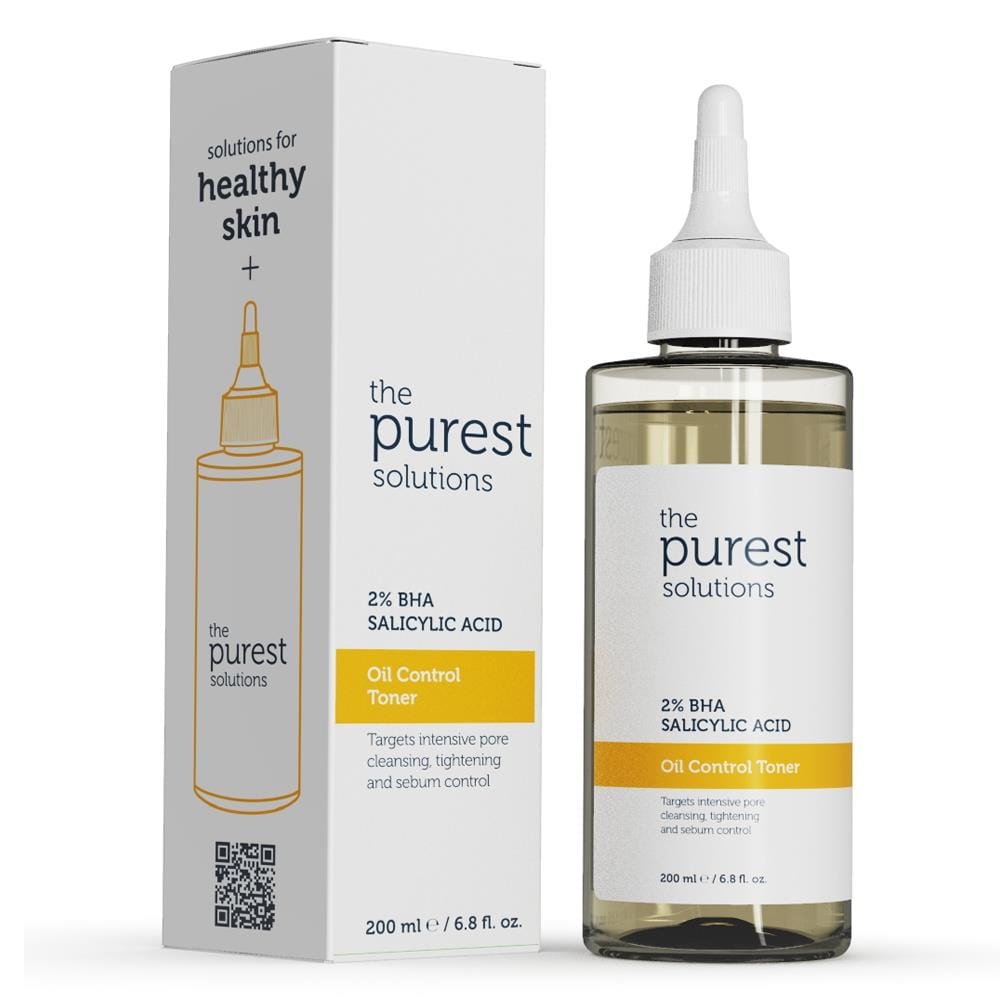 The Purest Solutions Oil Control Toner BHA Salicylic Acid 200 ml 3 Pack