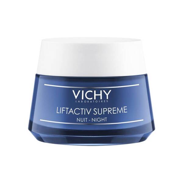 Vichy Liftactiv Supreme Yaşlanma ve Kırışıklık Karşıtı Gece Bakım Kremi 50 ml