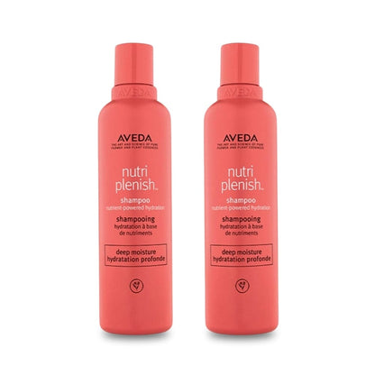 Aveda Nutriplenish Shampoo Deep Moisture 250 ml -2 Pack