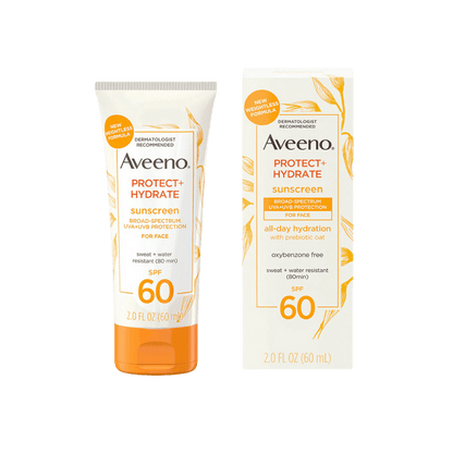 Aveeno Protect+Hydrate SPF60 Yüz Için Güneş Kremi 60 ml
