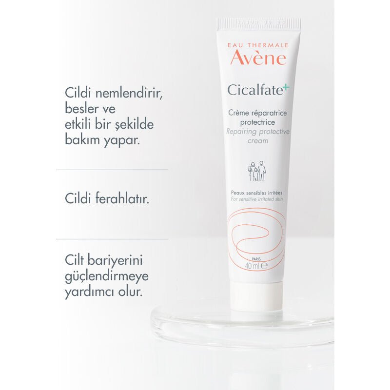Avene Cicalfate+ Yıpranmış Hassas Ciltlerin Yatışmasına ve Onarılmasına Yardımcı Bakım Kremi 40 ml