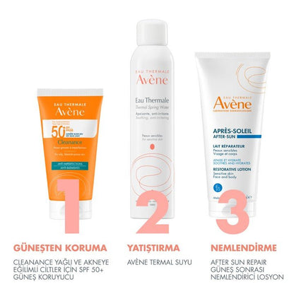 Avene Cleanance SPF50+ Yağlı ve Akneye Eğilimli Ciltler İçin Yüksek Korumalı Güneş Kremi 50 ml