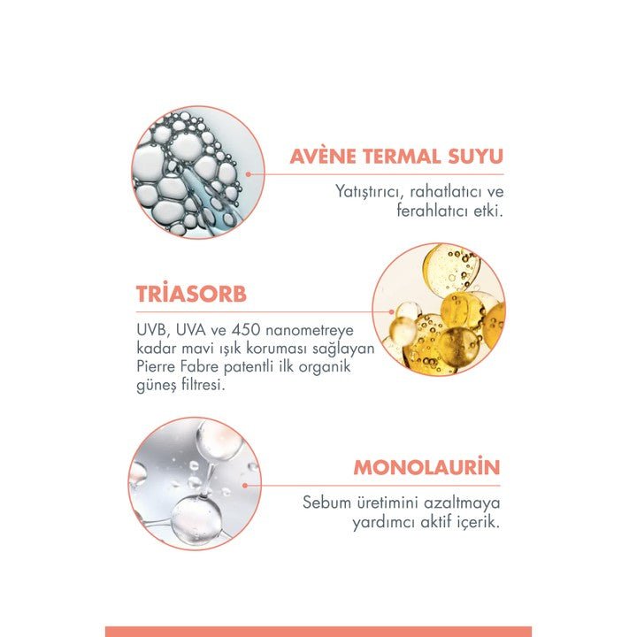 Avene Cleanance SPF50+ Yağlı ve Akneye Eğilimli Ciltler İçin Yüksek Korumalı Güneş Kremi 50 ml