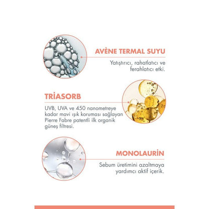 Avene Cleanance SPF50+ Yağlı ve Akneye Eğilimli Ciltler İçin Yüksek Korumalı Güneş Kremi 50 ml