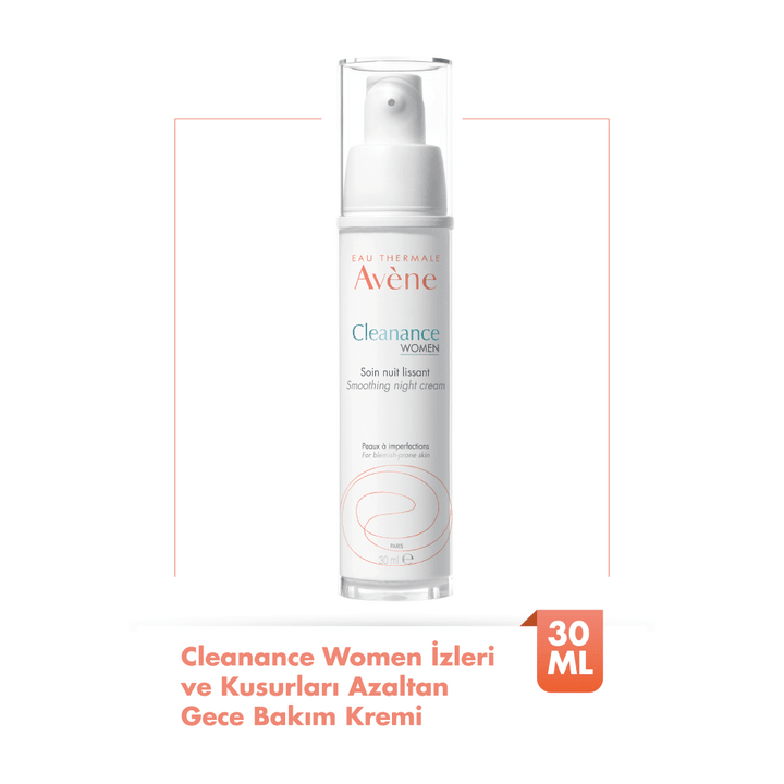 Avene Cleanance Women Gece Bakım Kremi 30 ml