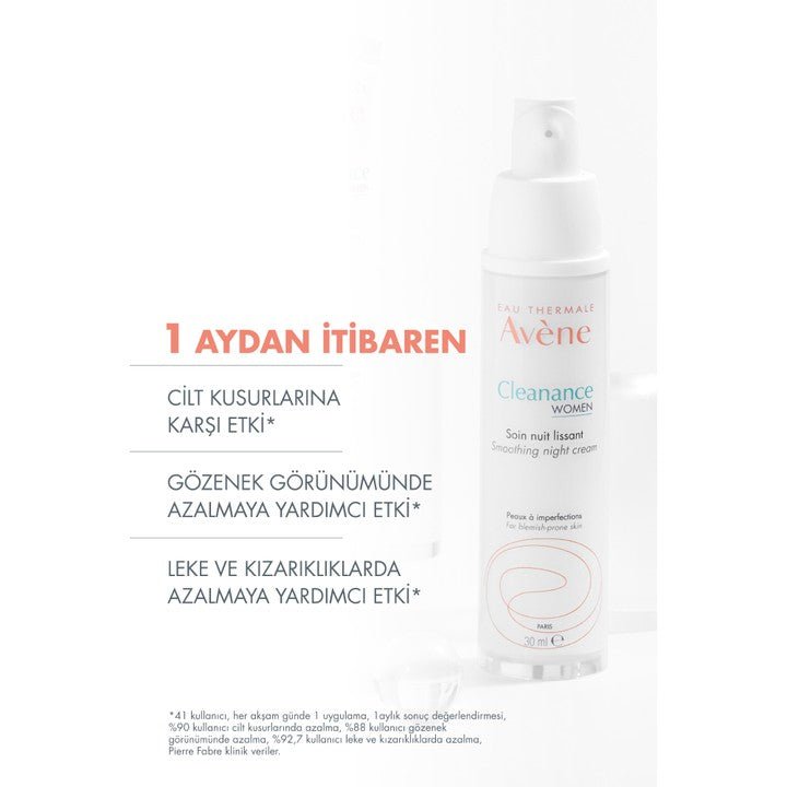 Avene Cleanance Women Gece Bakım Kremi 30 ml