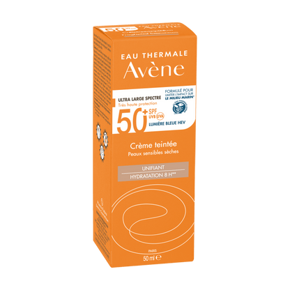 Avene Creme Teintee SPF 50 50 ml Tinted Sunscreen -3 Pack