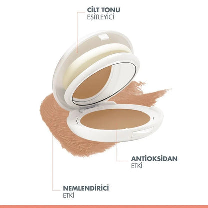Avene Eau Thermale Spf50 Renkli Güneş Koruyucu Compact Krem Fondöten  10 gr