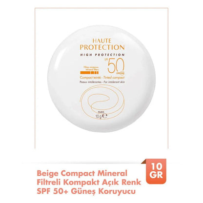Avene Eau Thermale Spf50 Renkli Güneş Koruyucu Compact Krem Fondöten  10 gr