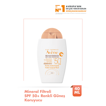 Avene Fluide Mineral Teinte Güneş Kremi Spf50+ 40 ml
