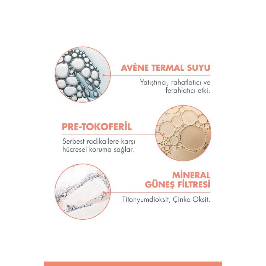 Avene Fluide Mineral Teinte Güneş Kremi Spf50+ 40 ml