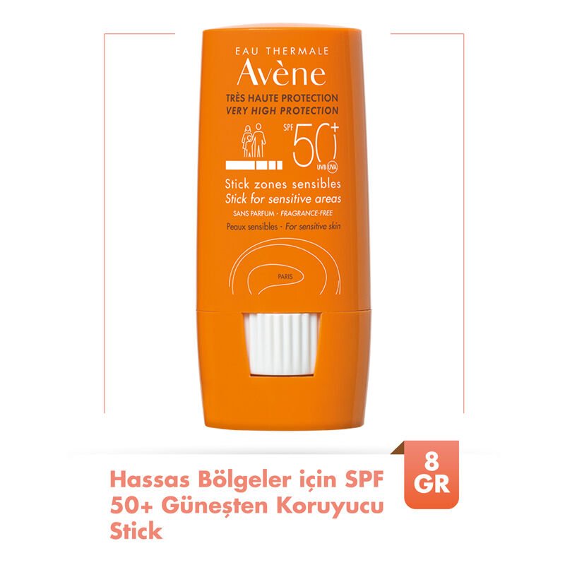 Avene Hassas Bölgeler İçin Güneş Koruyucu Stick Spf50+ 8 gr
