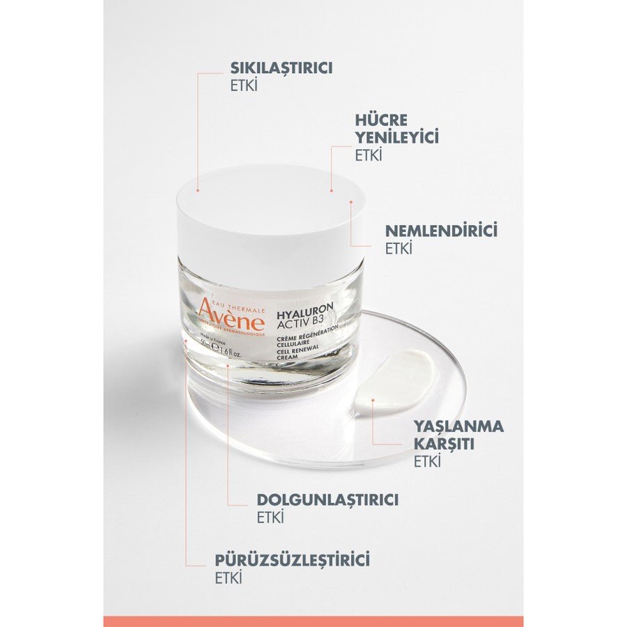 Avene Hyaluron Activ B3 Hücre Yenilemeye Yardımcı Krem 50 ml