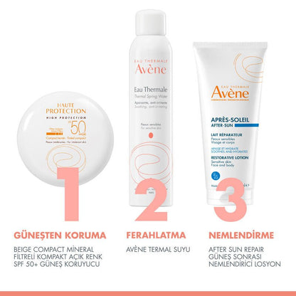 Avene SPF 50 Renkli Güneş Koruyucu Compact Krem Fondöten 10 gr-Sable
