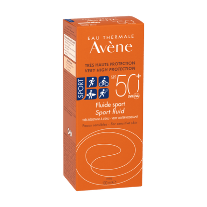 Avene Solaire Fluide Sport Spf 50 Sunscreen 100 ml -2 Pack