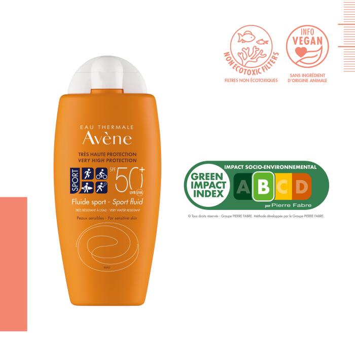 Avene Solaire Fluide Sport Spf 50 Sunscreen 100 ml