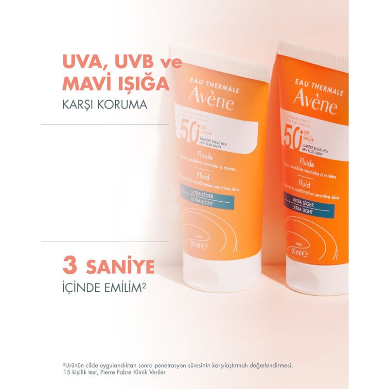 Avene Solaire SPF50+ Fluid Ultra Light 50 ml