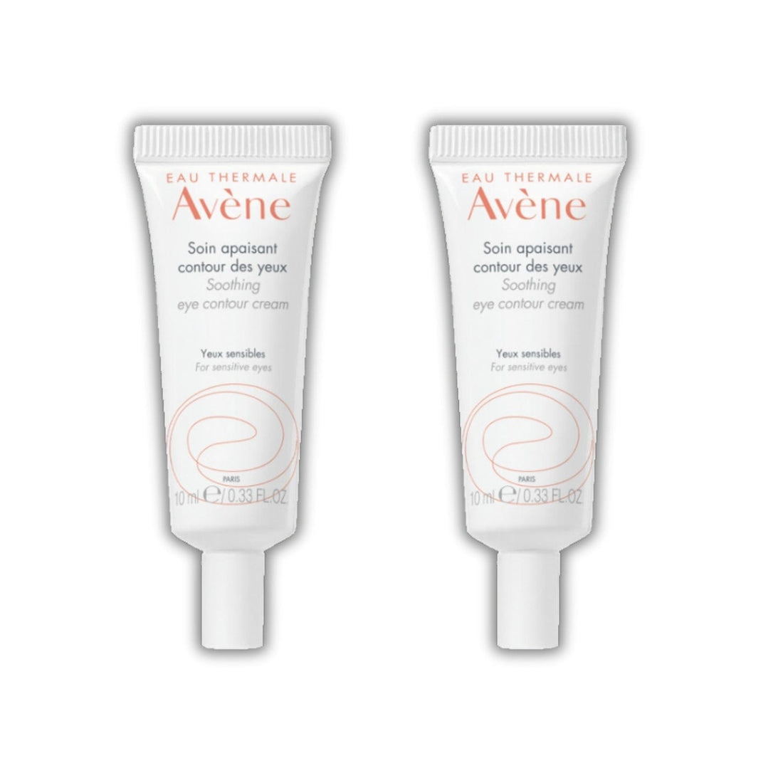 Avene Soothing Care Cream for Eye Contour 10 ml -2 Pack