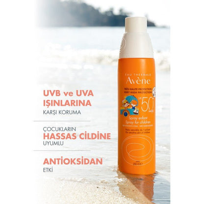 Avene Spray Enfant Spf 50+ Çocuklar İçin Güneş Spreyi 200 ml