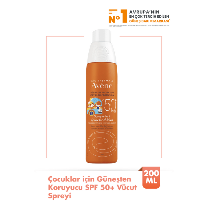 Avene Spray Enfant Spf 50+ Çocuklar İçin Güneş Spreyi 200 ml