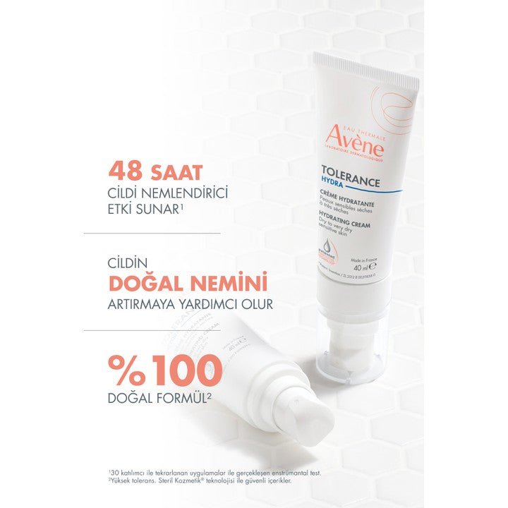 Avene Tolerance Hydra-10 Moisturizing Bakım Kremi 40 ml