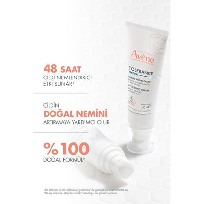 Avene Tolerance Hydra-10 Moisturizing Bakım Kremi 40 ml