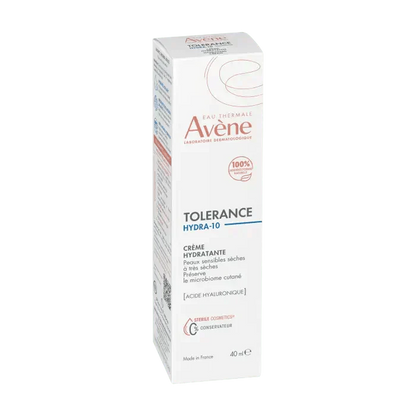 Avene Tolerance Hydra-10 Moisturizing Cream 40 ml -2 Pack