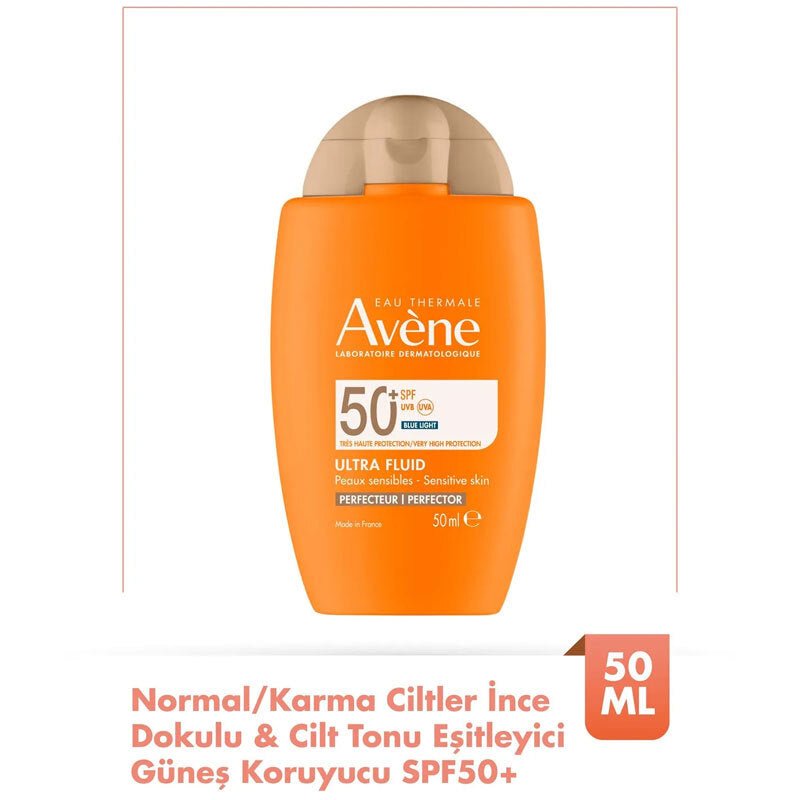 Avene Ultra Fluid Perfector SPF50+ Cilt Tonu Eşitleyici Renkli Güneş Kremi 50 ml