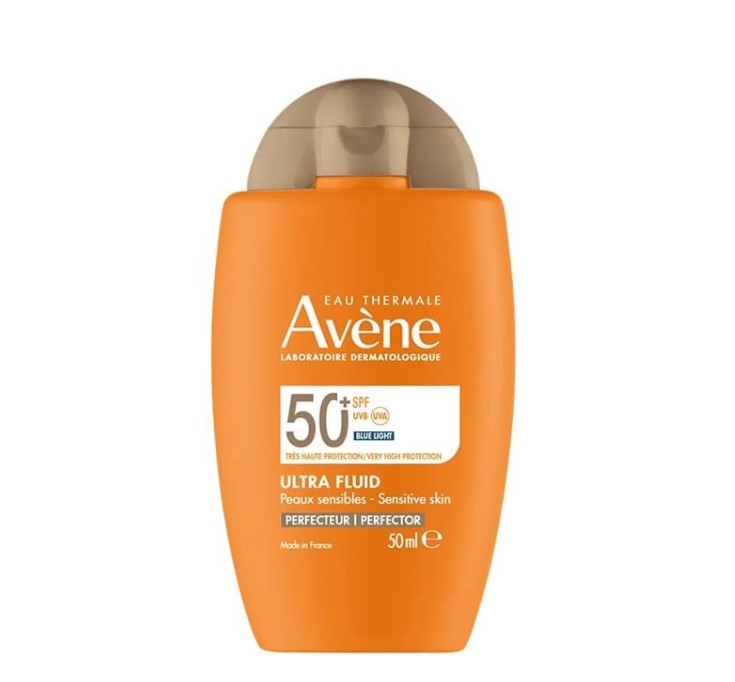 Avene Ultra Fluid Perfector Spf 50+ Skin Tone Evening Tinted Sunscreen 50 ml