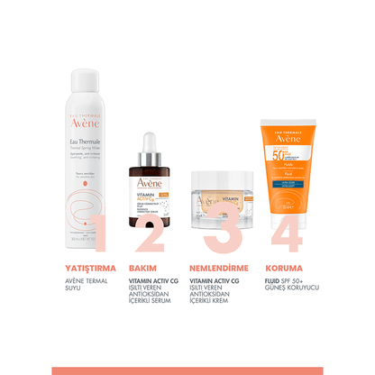 Avene Vitamin Activ Cg Işıltı Veren Antioksidan İçerikli Yoğun Yüz Kremi 50 ml