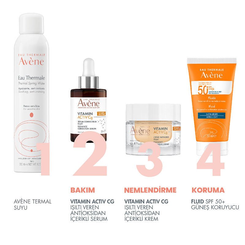 Avene Vitamin Activ Cg Işıltı Veren Antioksidan İçerikli Yüz Serumu 30 ml