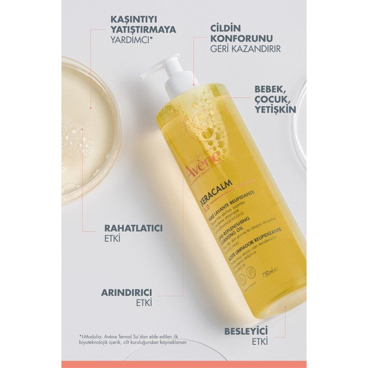 Avene XeraCalm A.D Lipid-Repleshing Cleansing Oil 400 ml