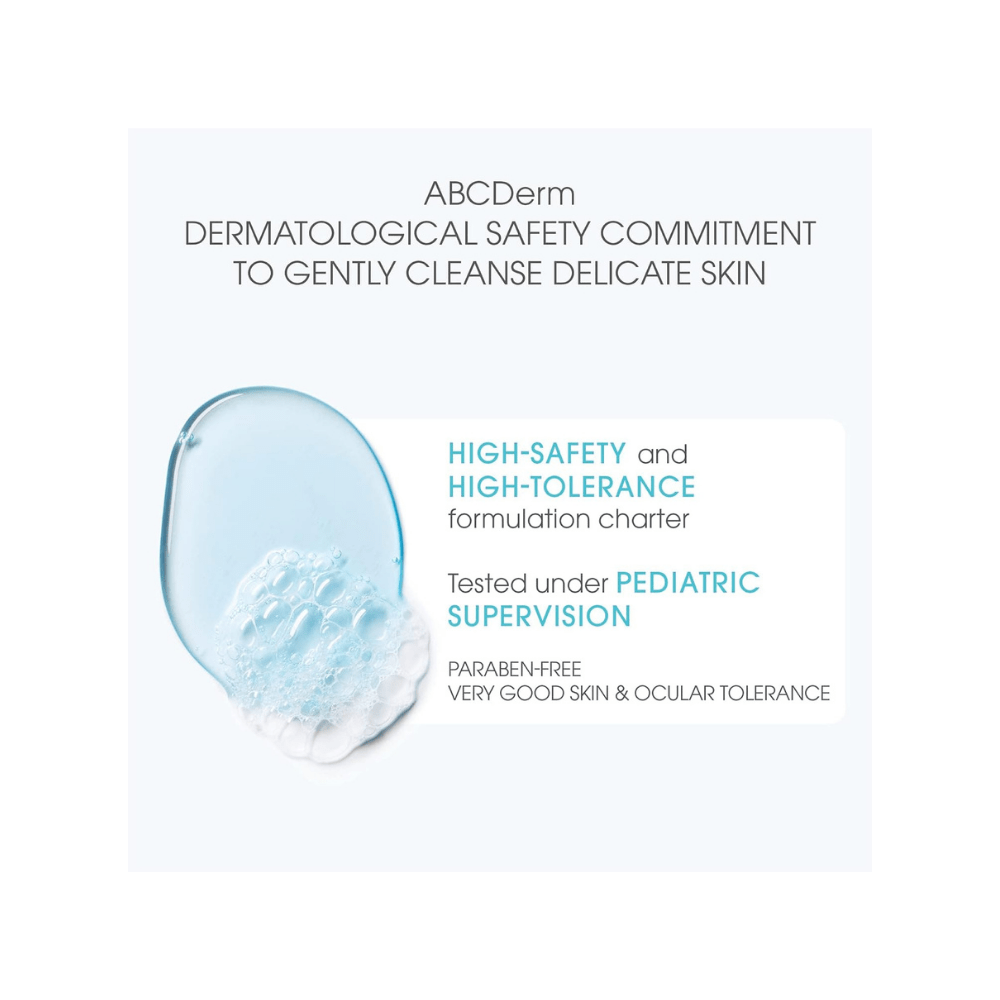 Bioderma Abcderm Foaming Baby &amp; Child Hair and Body Cleansing Gel 1 L