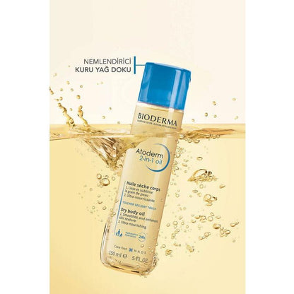 Bioderma Atoderm 2 in 1 Dry Oil Nemlendirici Vücut Bakım Yağı 150 ml