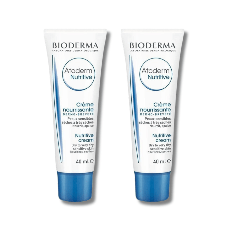 Bioderma Atoderm Nutrition Nourishing Face Cream 40 ml -2 Pack