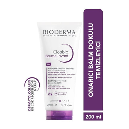 Bioderma Cicabio Hasarlı Ciltler İçin Onarıcı Temizleme Balmı 200 ml