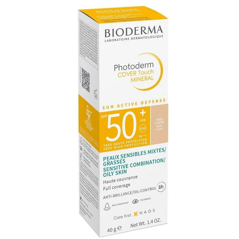 Bioderma Photoderm Cover Touch Mineral Spf50+ 40 gr - Very Light -3 Pack