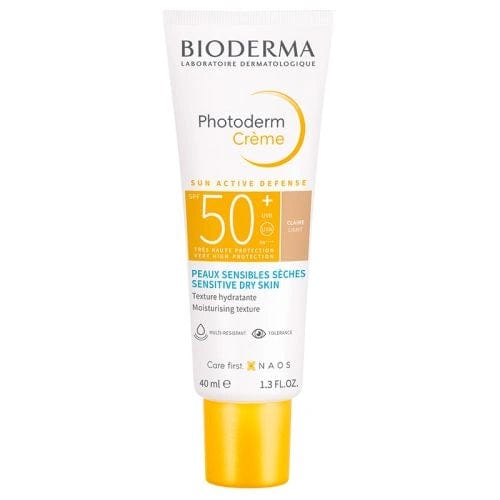 Bioderma Photoderm Kuru Ciltler için Yüksek Koruma Sağlayan Renkli Güneş Kremi SPF50+ 40 ml - Light