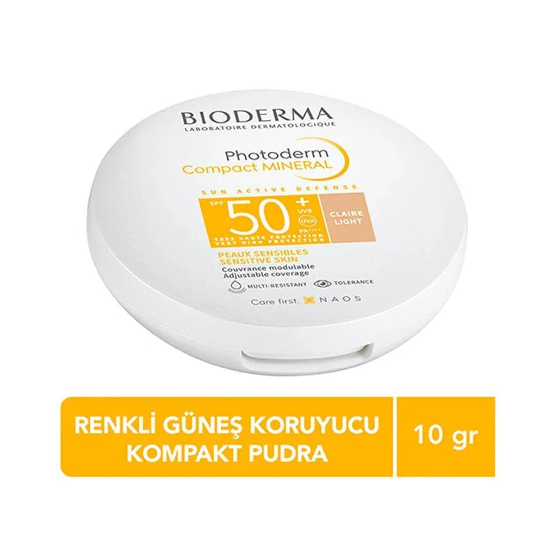 Bioderma Photoderm Max Mineral Kompakt Güneş Kremi SPF 50+ 10gr -Light