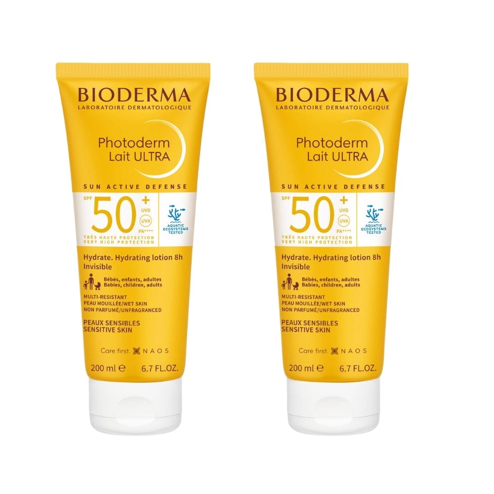 Bioderma Photoderm SPF 50+ Lait Ultra Sun Lotion 200 ml -2 Pack