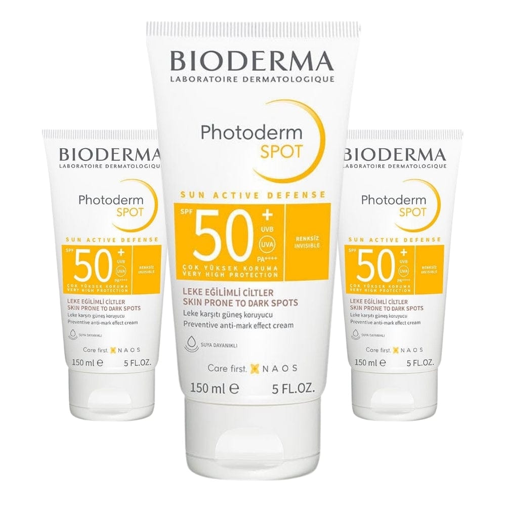 Bioderma Photoderm Spot SPF 50+ Anti-Spot Sunscreen 150 ml -3 Pack