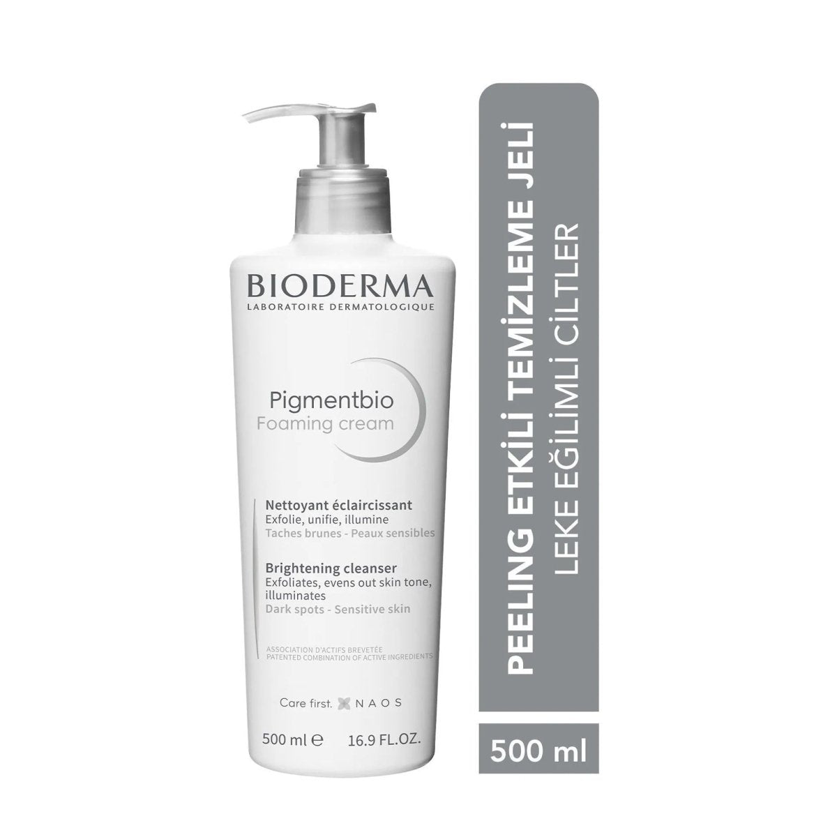 Bioderma Pigmentbio Foaming Cream Peeling Etkili Yüz Yıkama Jeli 500 ml