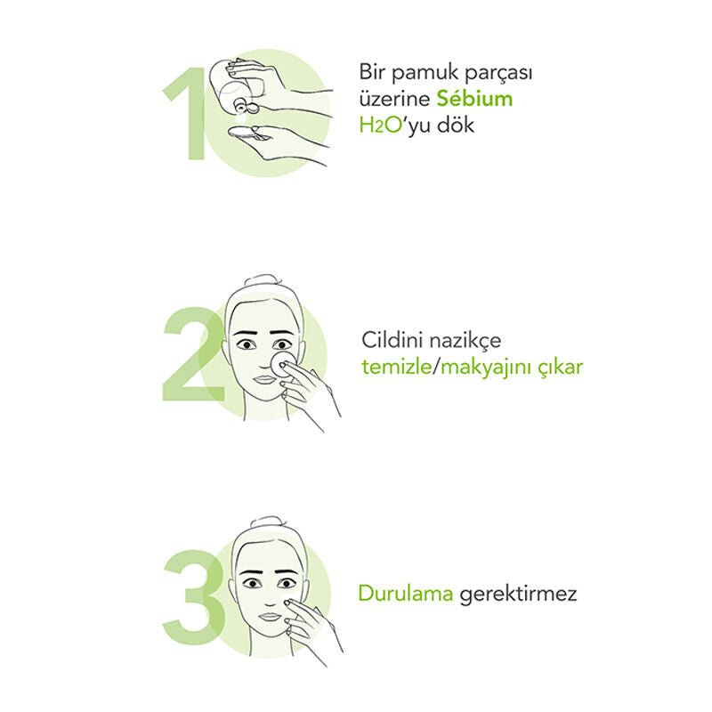 Bioderma Sebium H2O Yüz ve Makyaj Temizleme Suyu 100 ml