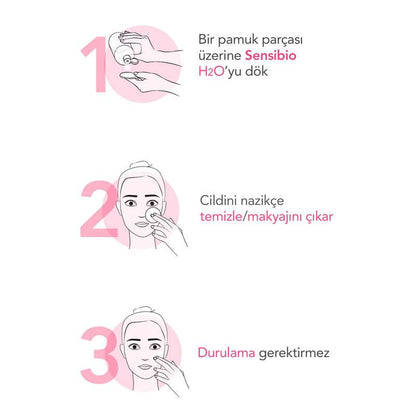 Bioderma Sensibio H2O Yüz ve Makyaj Temizleme Suyu 100 ml
